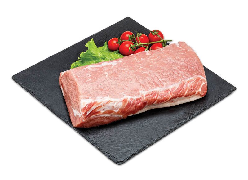 Kiaulienos nugarinė be odos be kaulo vakuuminėje pakuotėje, 1 kg