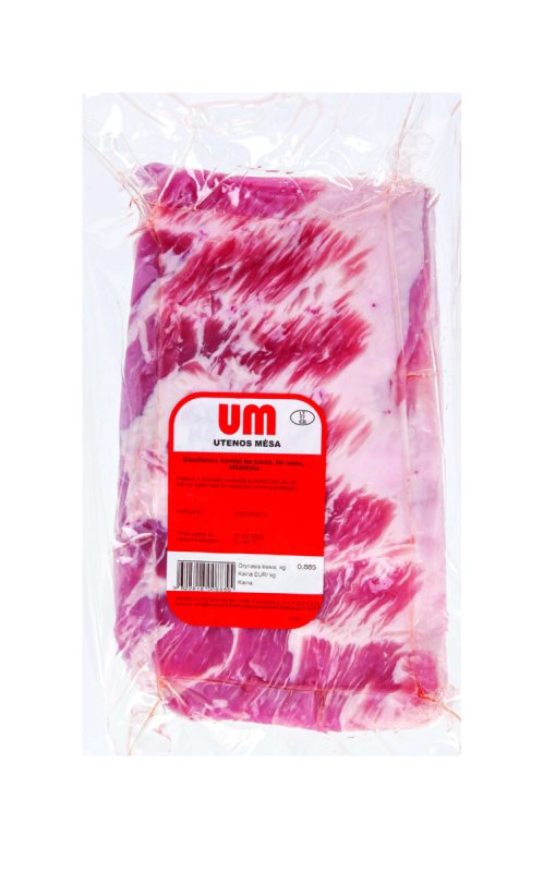 Kiaulienos šoninė be kaulo be odos, atšaldyta, 1 kg