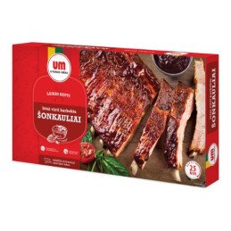 Kiaulienos šonkauliai, lėtai virti,BBQ BIOVELA aukšč.r., ~1.3 kg