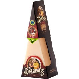 Kietasis sūris DŽIUGAS, MILD,brand.12mėn.,40%r.be lakt., 180 g