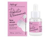 KILIG PROBIOTICS veido serumas su niacinamidu mišriai ir riebiai odai, 30 ml