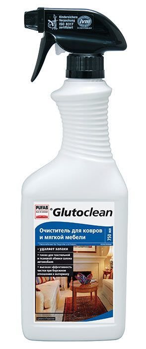 Kilimų ir minkštų baldų valiklis GLUTOCLEAN, 750 ml