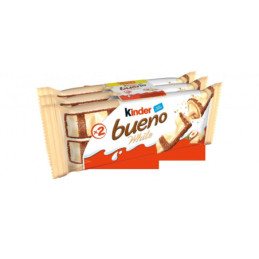 KINDER BUENO WHITE vafliniai bat. T3, 117 g