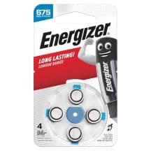 Kl.ap.baterijos ENERGIZER, dyd.675, 4 vnt