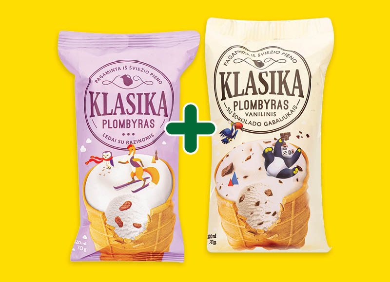 Ledams vafliniame puodelyje KLASIKA, 120 ml