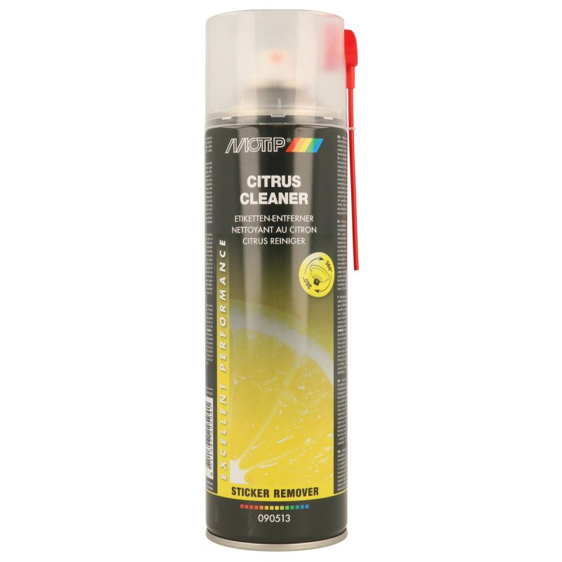 Klijų, lipdukų ir kitų nešvarumų valiklis MOTIP CITRUS CLEANER, 500 ml