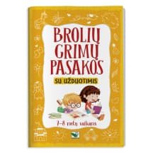 Knyga BROLIŲ GRIMŲ PASAKOS SU UŽDUOTIMIS