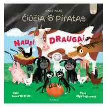 Knyga ČIŪČIA IR PIRATAS. NAUJI DRAUGAI