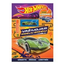Knyga HOT WHEELS. VAŽIUOJAM DIDELIU GREIČIU