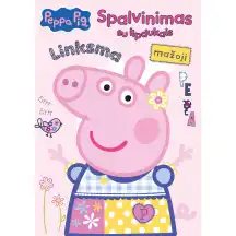 Knyga KIAULYTĖ PEPA. SPALVINIMAS SU LIPDUKAIS