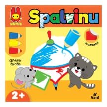 Knyga KUTIS SPALVINU. GYVŪNAI ŽAIDŽIA