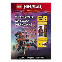 Knyga LEGO NINJAGO IŠLAISVINTI CHAOSO DRAKONĄ