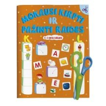 Knyga MOKAUSI KIRPTI IR PAŽINTI RAIDES 4-., 5 m