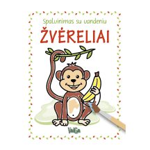 Knyga SPALVINIMAS SU VANDENIU. ŽVĖRELIAI