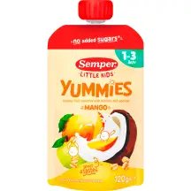 Kokteil. su mangu SEMPER YUM., 12 mėn., 120 g