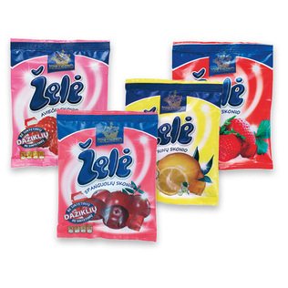 KOLUMBO želė (6 rūšių), 80 g