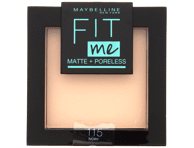 Kompaktinė pudra MAYBELLINE FIT ME, Nr. 115-IVORY, 9 g