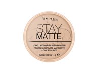 Kompaktinė pudra RIMMEL STAY MATTE, Nr. 005, SILKY BEIGE, 14 g