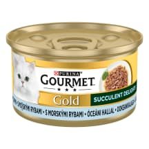 Kon. kačių ėd. GOURMET DELIGHT, su žuv., 85 g