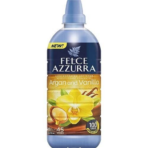 Koncentruotas skalbinių minkštiklis Felce Azzurra, Argan & Vanilla, 900 ml