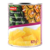 Kons. ananasų gab. sirupe RIMI, / 490 g, 825 g