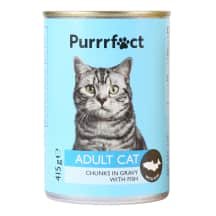 Kons. ėd. kat. su žuvimi PURRRFECT, 415 g