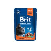 Kons. kačių ėd. BRIT PREMIUM SALMON, 100 g