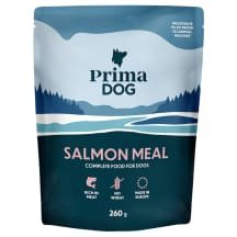 Kons. šunų ėdalas PRIMADOG, su lašiša, 260 g