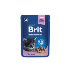 Konserv. kačiukų ėdalas BRIT PREMIUM su žuvimi, 100 g