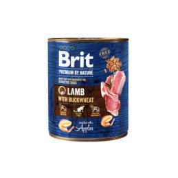 Konserv. šunų ėdalas BRIT PREMIUM BY NATURE su ėriena, 400 g