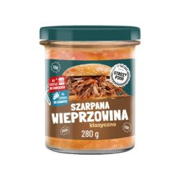 Konservuota kiauliena,plėšyta, amerikietiško stiliaus, 280 g
