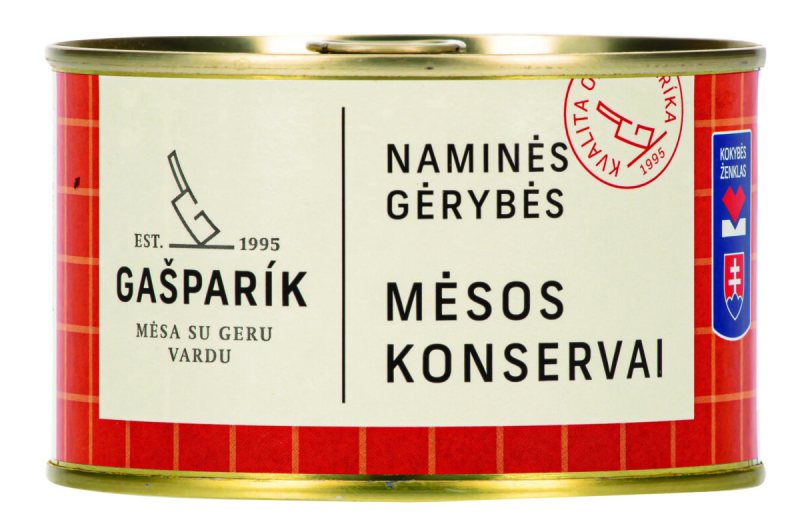 Konservuota mėsa pietums GAŠPARIK, 420 g