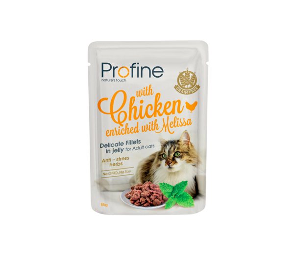 Konservuotas ėdalas katėms Profine with Chicken Enriched with Melissa, 400 g