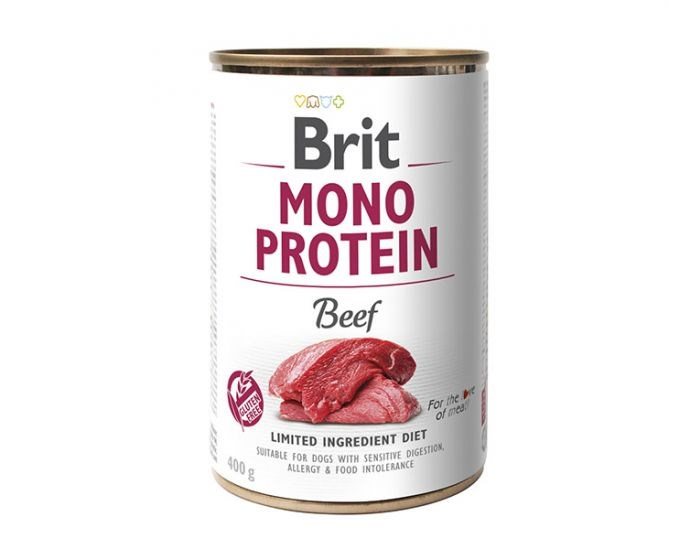 Konservuotas ėdalas šunims Brit Care Mono Protein Beef, 400 g