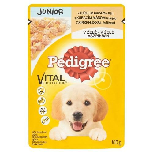 Konservuotas ėdalas šunims PEDIGREE Junior, su vištiena, 100 g