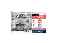 Konservuotas kačių ėdalas ARDOUR su jautiena ir vištiena, 340 g
