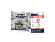 Konservuotas kačių ėdalas ARDOUR su lašiša ir paukštiena, 340 g