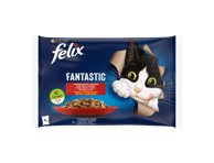 Konservuotas kačių ėdalas FELIX su mėsa, 340 g