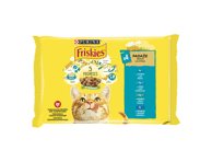 Konservuotas kačių ėdalas FRISKIES su lašiša, 340 g, 4 x 85 g