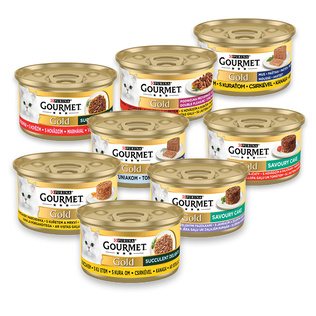 Konservuotas kačių ėdalas GOURMET, 85 g