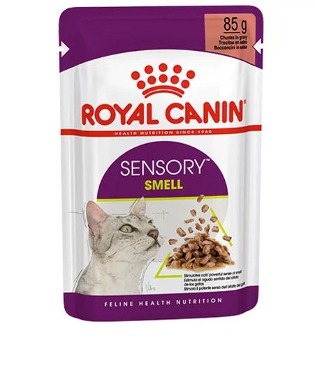 Konservuotas kačių ėdalas ROYAL CANIN Smell, su vištiena padaže, 1 vnt
