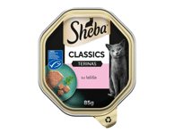 Konservuotas kačių ėdalas SHEBA su lašišomis, 85 g