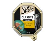 Konservuotas kačių ėdalas SHEBA su vištiena, 85 g