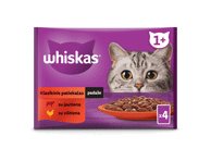 Konservuotas kačių ėdalas WHISKAS CLASSIC SELECTION, 340 g, 4 x 85 g