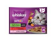 Konservuotas kačių ėdalas WHISKAS TASTY MIX, 340 g, 4 x 85 g