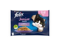 Konservuotas kačiukų ėdalas FELIX su mėsa drebučiuose, 340 g