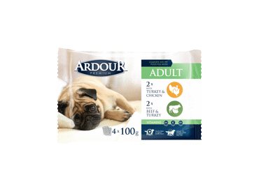 Konservuotas šunų ėdalas ARDOUR su mėsa, 400 g, 4 vnt