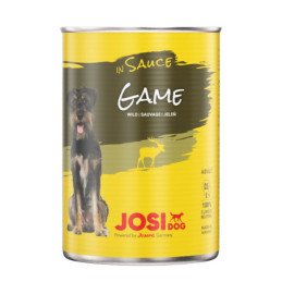 Konservuotas šunų ėdalas JOSIDOG su žvėriena padaže, 415 g