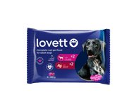 Konservuotas šunų ėdalas LOVETT su aviena ir jautiena, 400 g