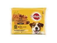 Konservuotas šunų ėdalas PEDIGREE su jaut., ėriena, kalak., 400 g